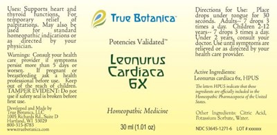 Leonurus Cardiaca 6x_30ml_v1 (Leonurus Cardiaca 6x 30ml V1 Size Update)